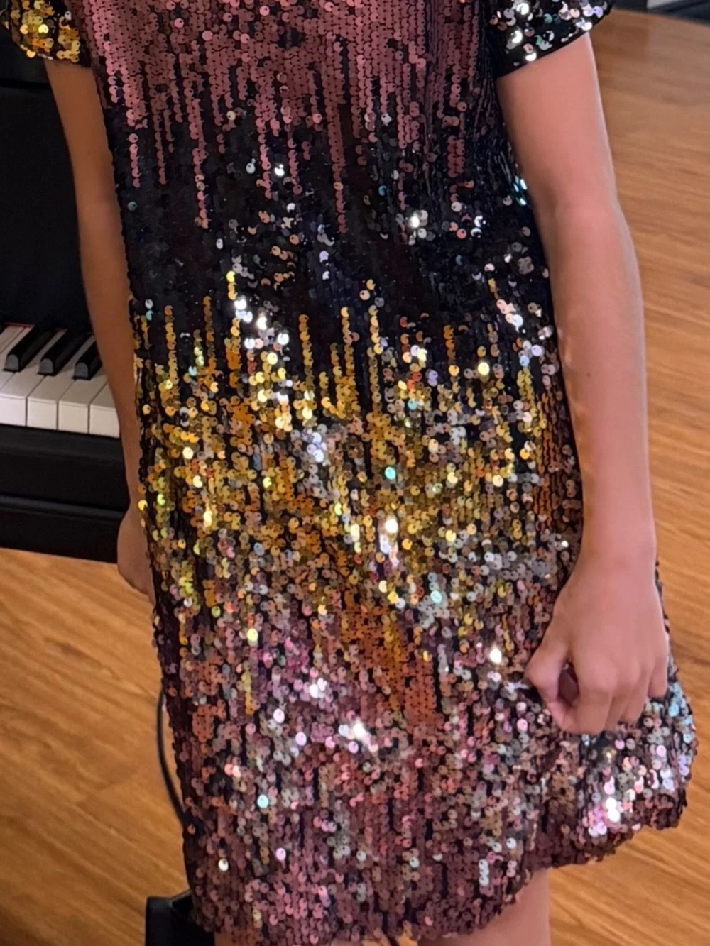 Girls sequin dress